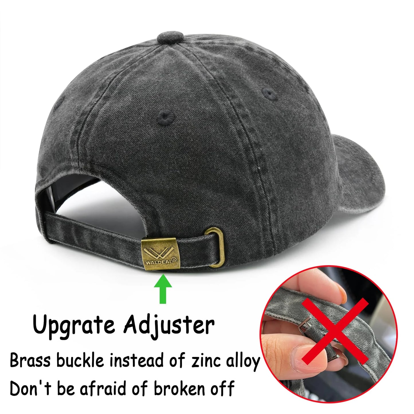 Women'S Dog Mom Hat, Washed Adjustable Embroidered Denim Baseball Cap