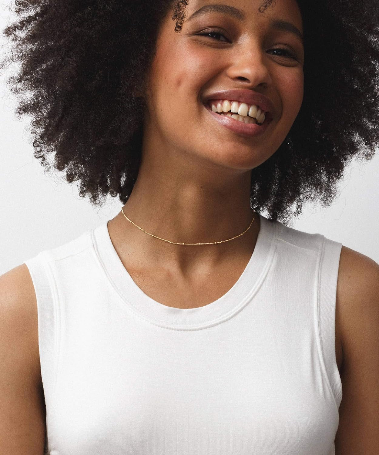 18K Gold Plated Paperclip Chain Choker Satellite Chain Freshwater Cultured Biwa Pearl Pendant Necklace Dainty Turquoise Jewelry for Women